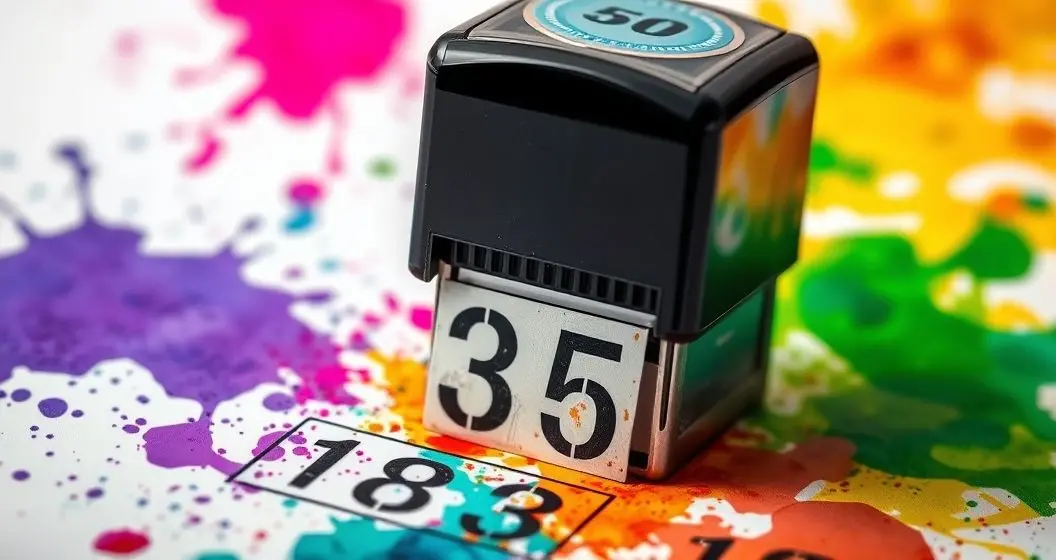 O que é um carimbo numerador