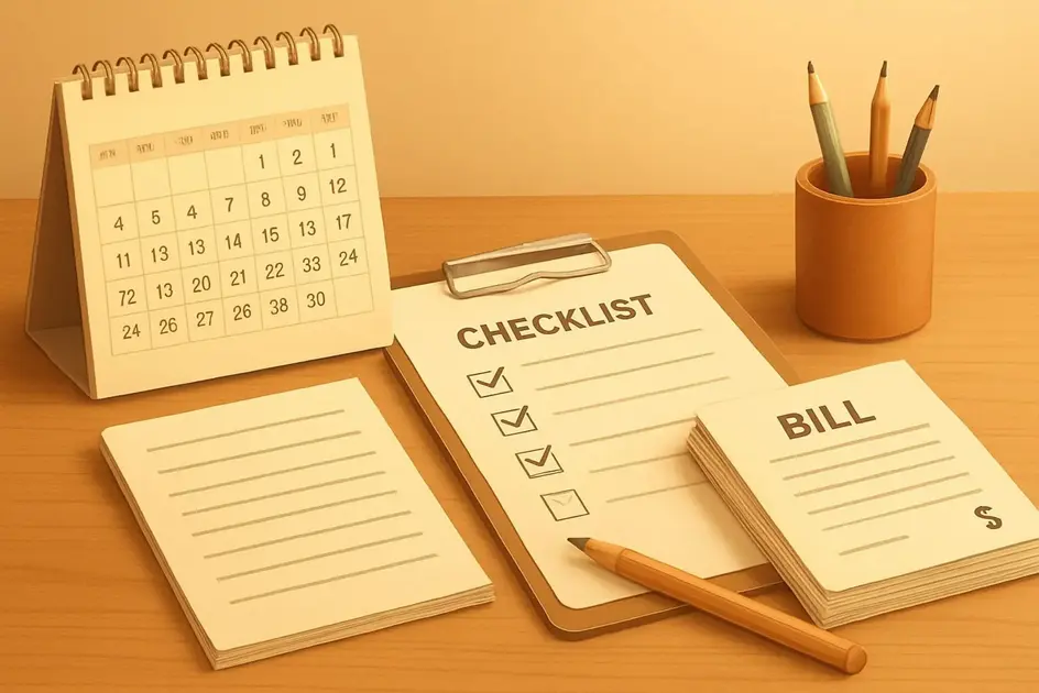 como organizar contas a pagar